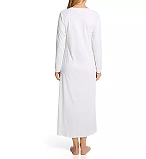 Pure Essence Cotton V-Neck Nightgown Off White S