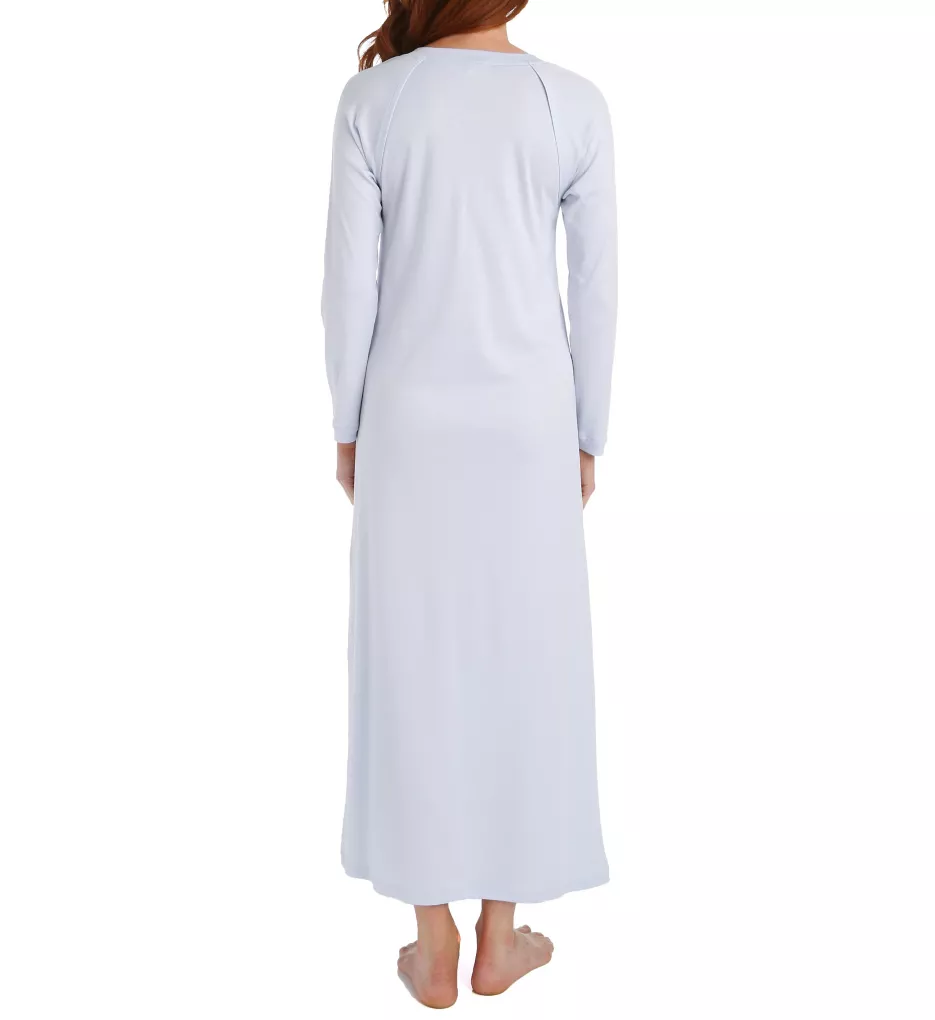 Pure Essence Long Sleeve Long Gown Off White XS