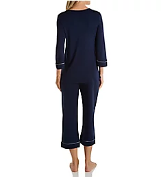 Natural Comfort Crop Pajama Set Deep Navy XS