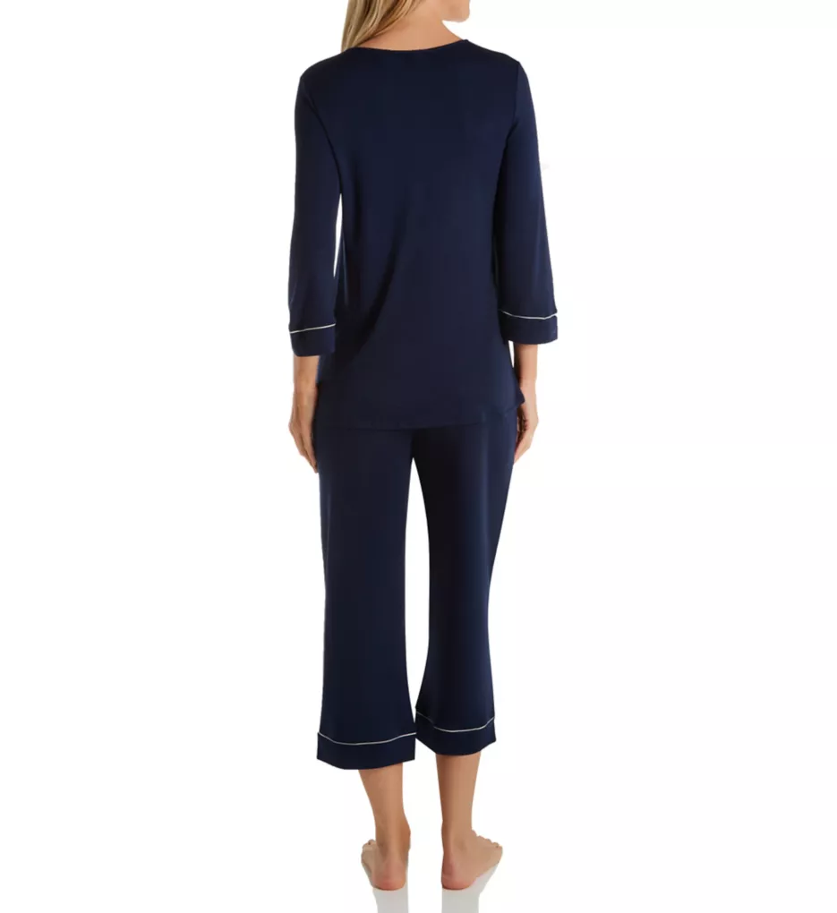 Natural Comfort Crop Pajama Set Deep Navy XS