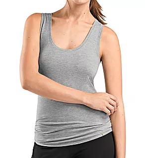Yoga Racer Back Tank Top Grit Melange M