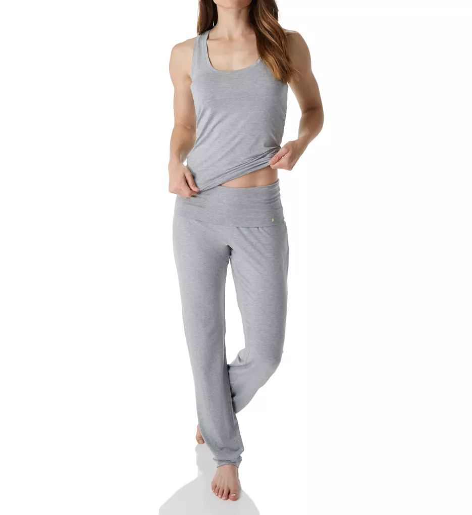 Hanro Yoga Fold Over Waist Lounge Pants 77998 - Image 4