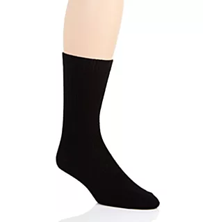 Merino Wool Knit Sock Black S/M