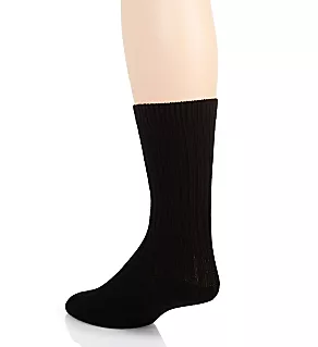 Merino Wool Knit Sock Black S/M