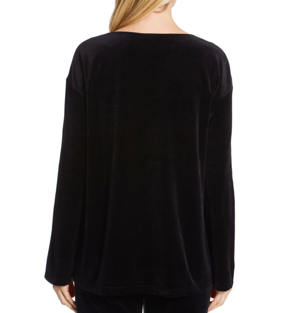 Favourites LS Pull Over Velvet Top-bs