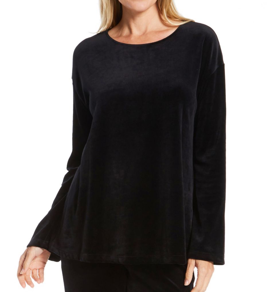 Favourites LS Pull Over Velvet Top