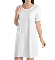 Cotton Deluxe Short Sleeve Big Shirt White XL