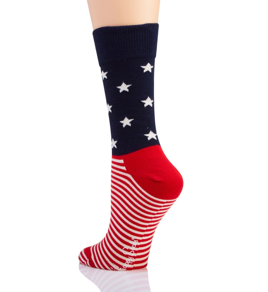 Americana Star Stripe Crew Sock