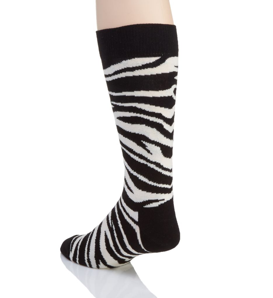 Zebra Print Crew Sock