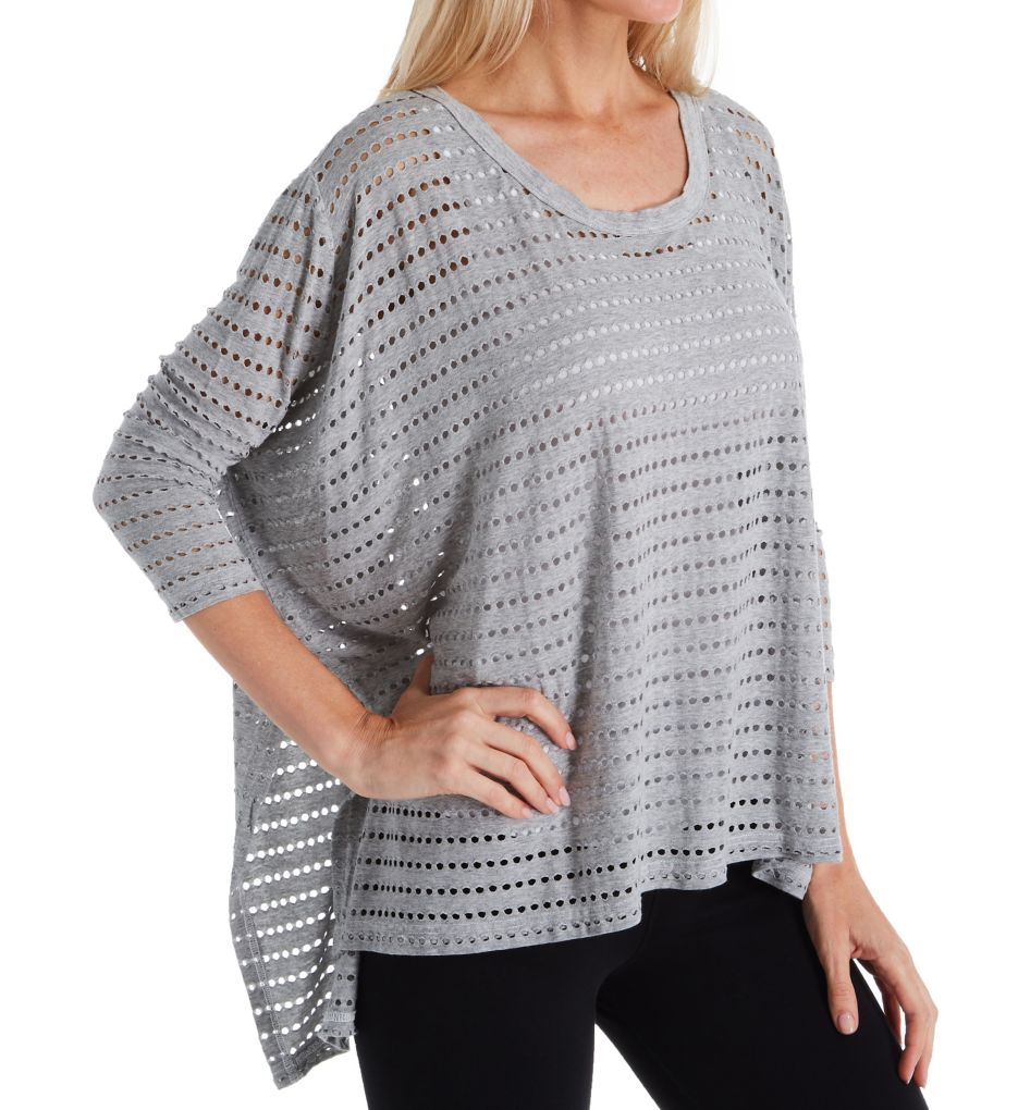 Oversized 3/4 Sleeve Raglan Top