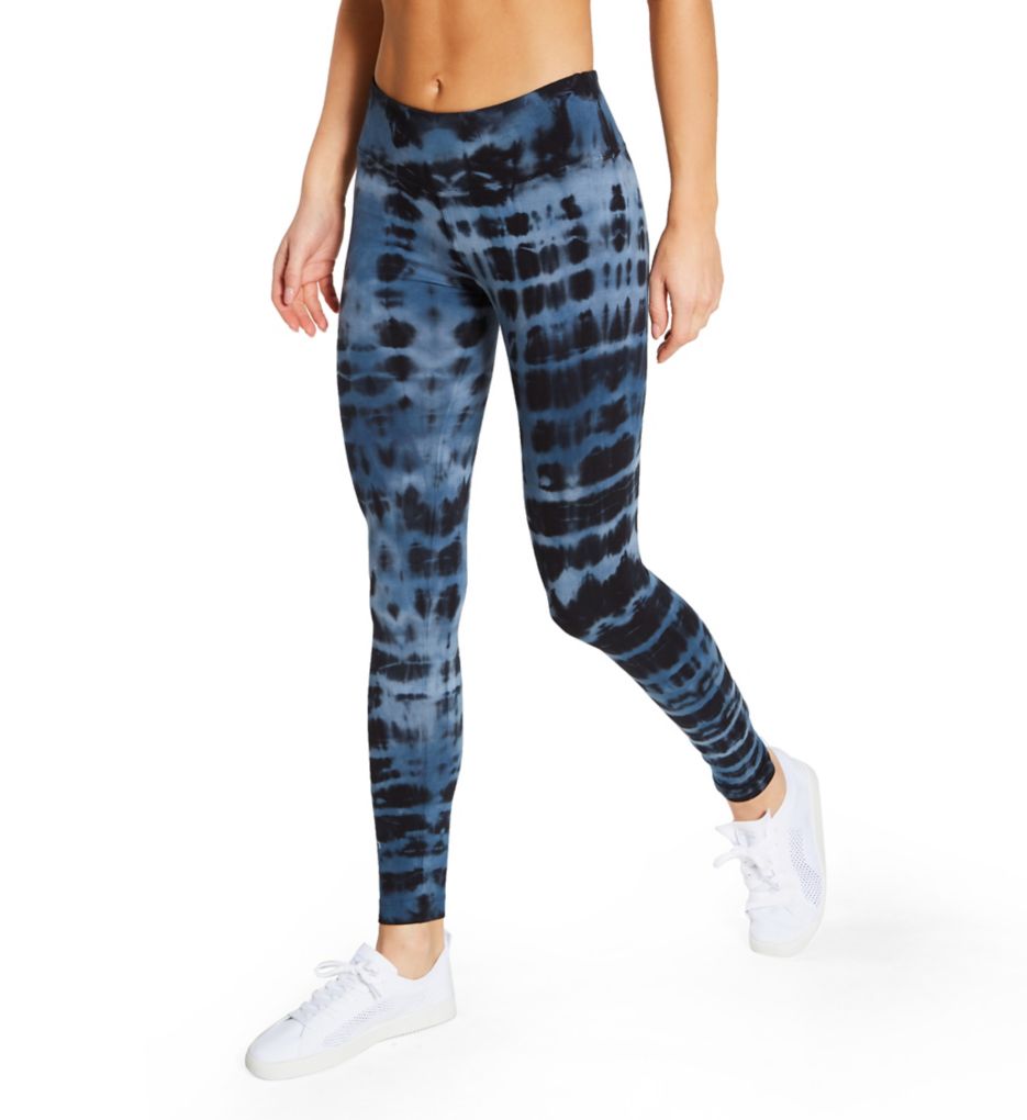 Flat Waist Printed Ankle Legging-gs