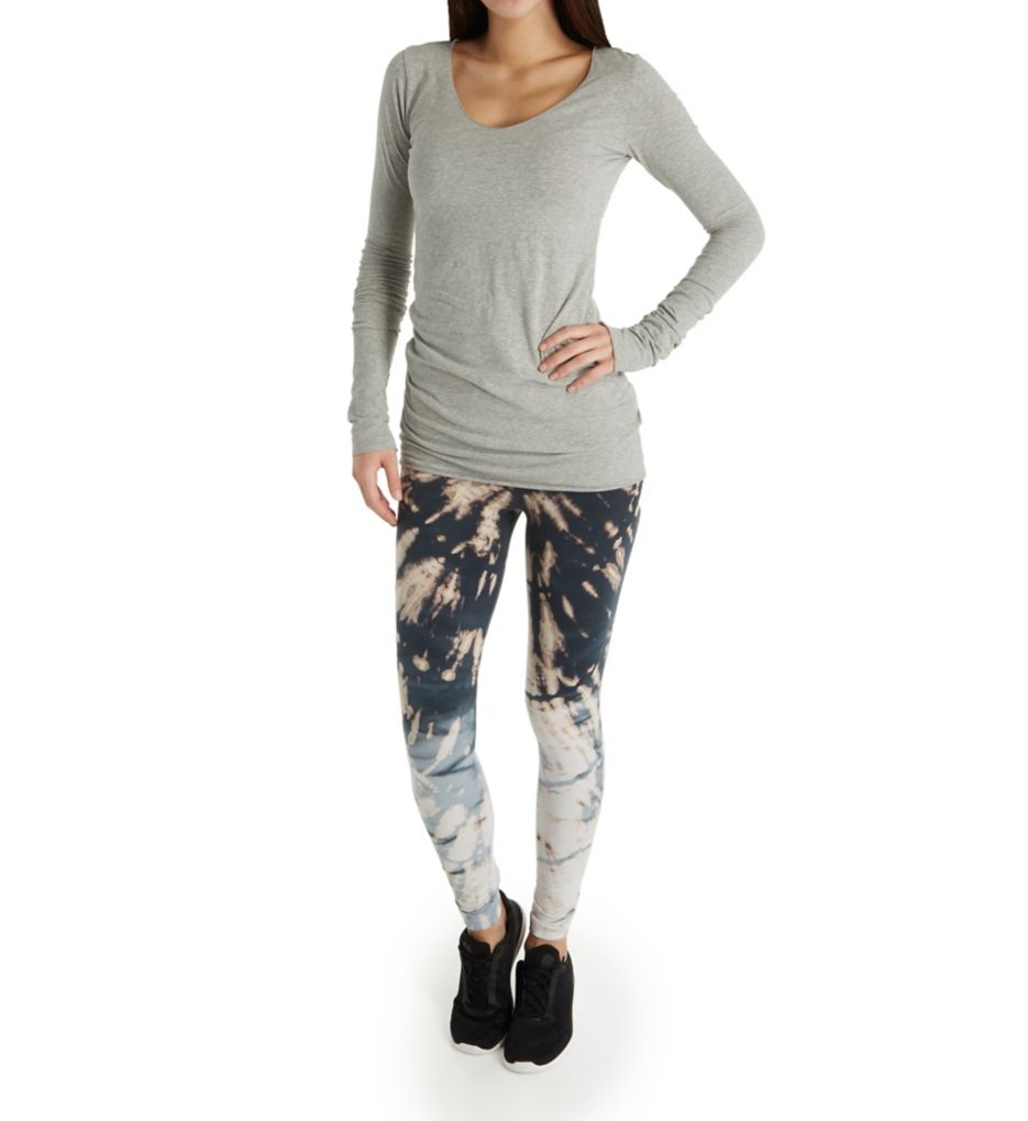 High Rise Printed Ankle Legging-cs1