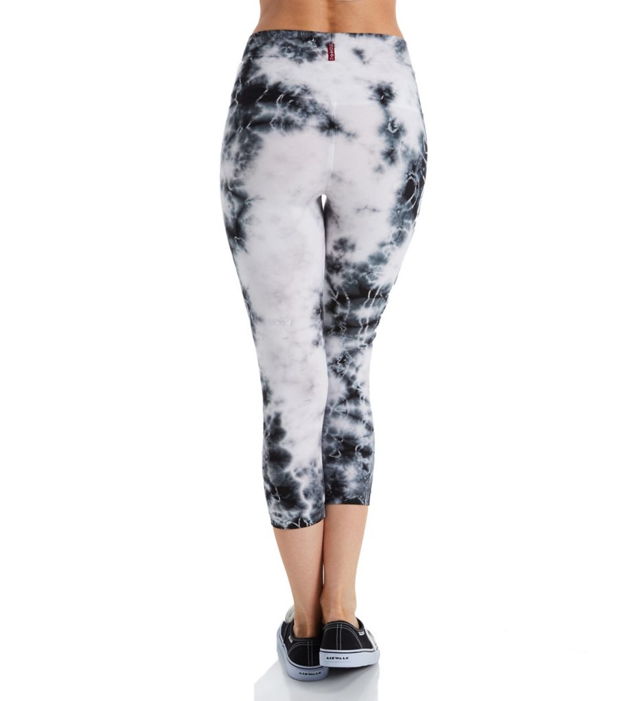 High Rise Printed Capri Legging-bs