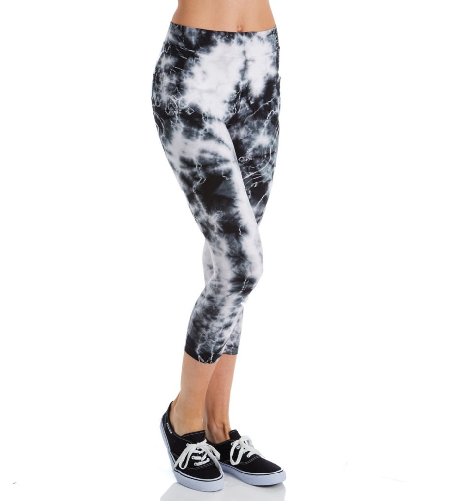 High Rise Printed Capri Legging