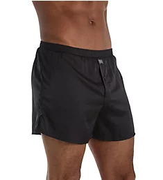 Big Man Essentials Classic Sueded Charmeuse Boxer BLK 2XL