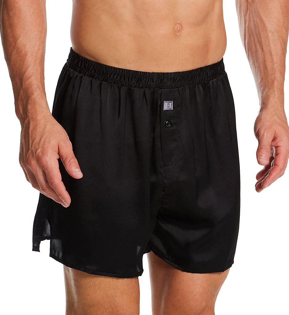 Hartman 791015 100% Eco-Friendly Silk Charmeuse Boxer (Black)