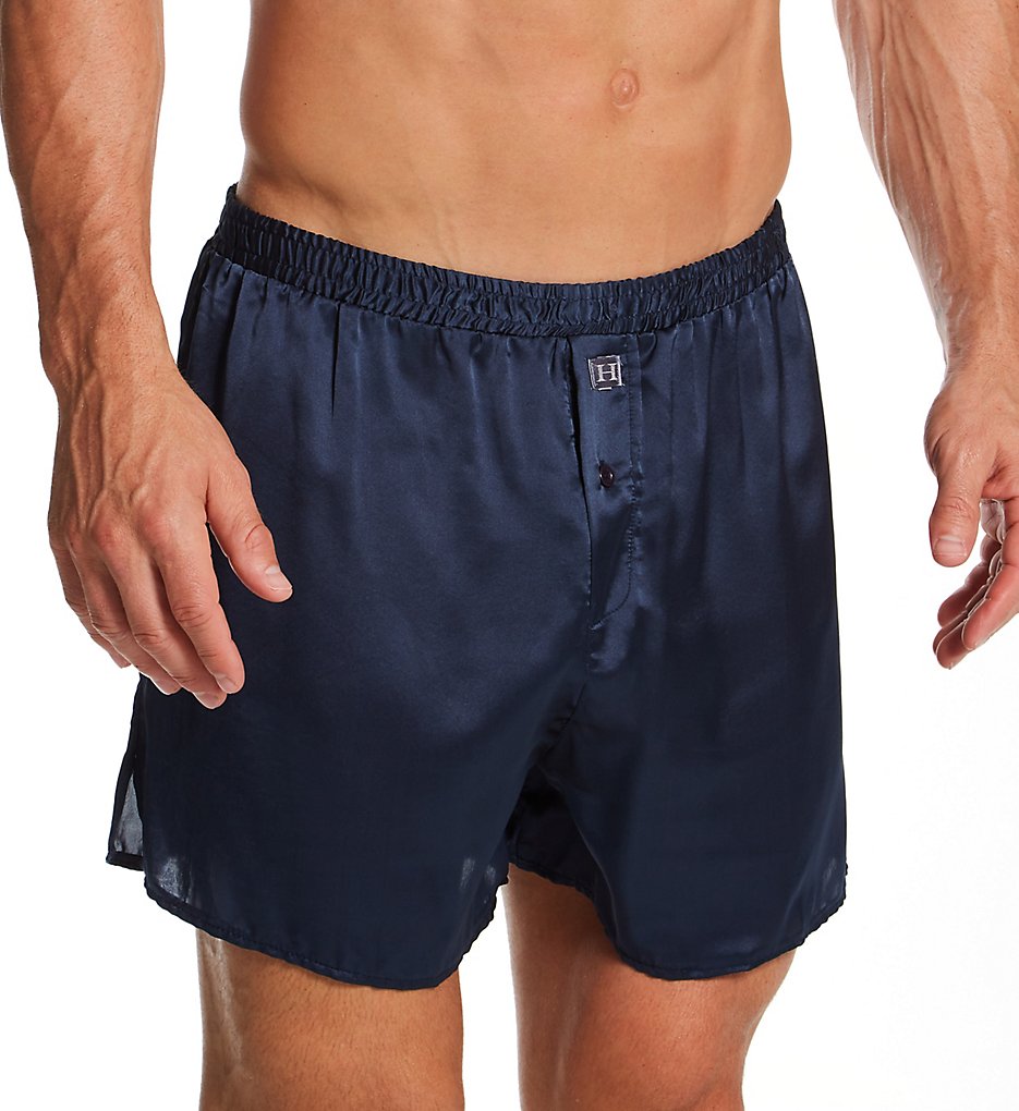 Hartman 791015 100% Eco-Friendly Silk Charmeuse Boxer (Midnight Navy)