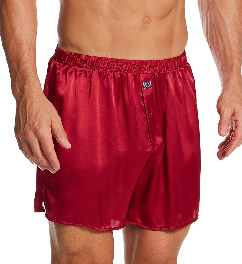 Hartman 791015 100% Eco-Friendly Silk Charmeuse Boxer (Rich Bordeaux)