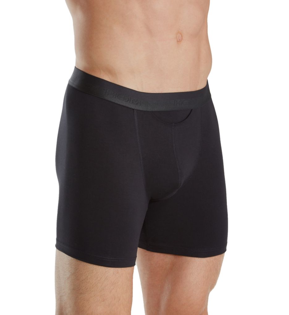 HO1 Supportive Pouch Long Leg Boxer Brief BLK S by HOM