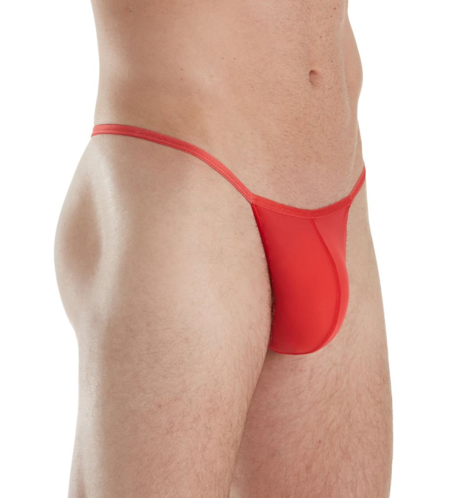 Plumes G-String RED L by HOM