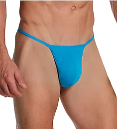 Plumes G-String Turquoise 2XL