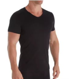 Classic Cotton Blend V-Neck T-Shirt