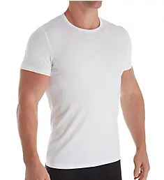Classic Cotton Modal Crew Neck T-Shirt White XL