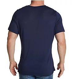 Cocooning Modal V-Neck T-Shirt Navy XL