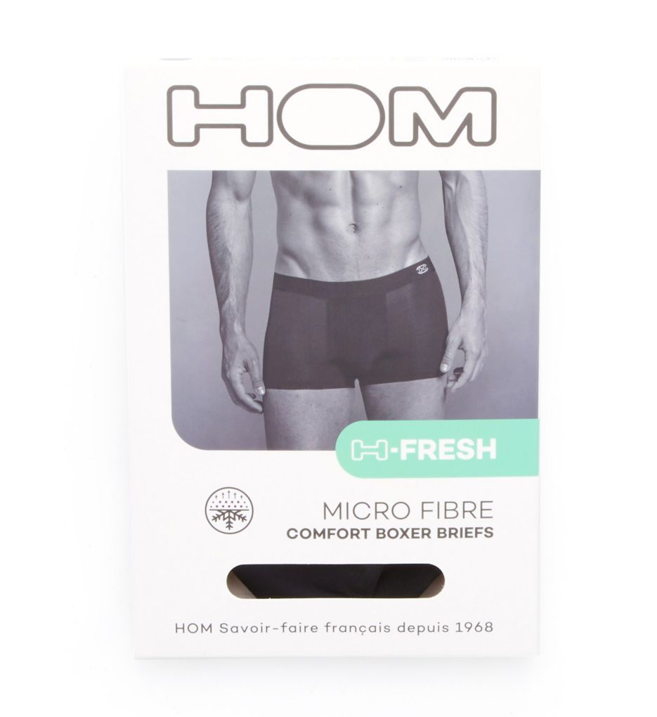 H Fresh Comfort Boxer Briefs BLK S by HOM