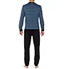 HOM Don Long Sleeve Striped Sleepwear Pant Set Multicolor Stripes XL  - Image 2