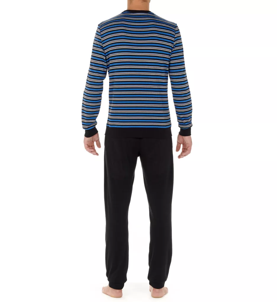Don Long Sleeve Striped Sleepwear Pant Set