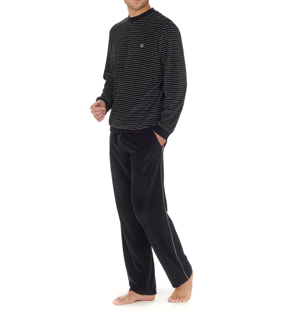 Norman Velvet Lounge Jogging Suit Set by HOM