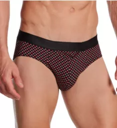 Murray Ho1 Mini Brief Black Print S