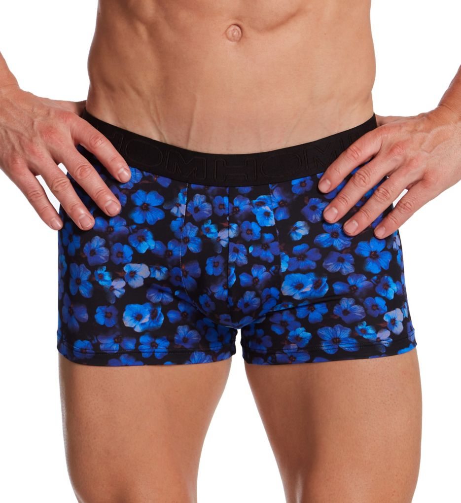 HOM Will Immersive Flowers Boxer Brief Blue Print L  - Image 1