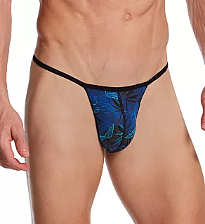 Palay Temptation Large Floral G-String Black XL
