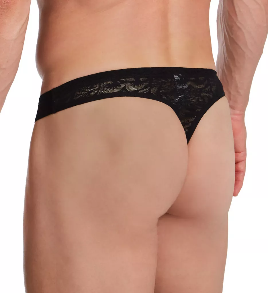 Free Cut Lace Temptation Paisley G-String Black S