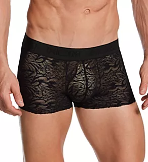 Free Cut Lace Temptation Paisley Trunk Black 2XL