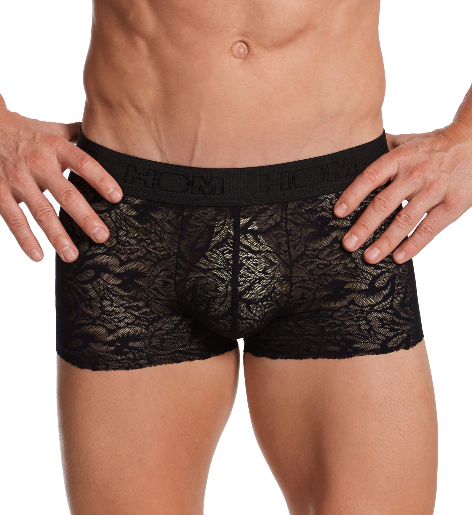 HOM Free Cut Lace Temptation Paisley Trunk Black S  - Image 1