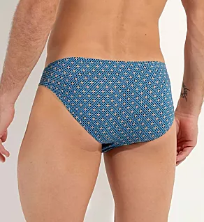 Stars Comfort Micro Brief Blue Print S