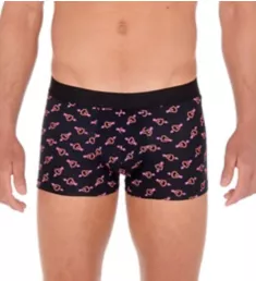 Pride Neon Heart Stretch Trunk Black Print S