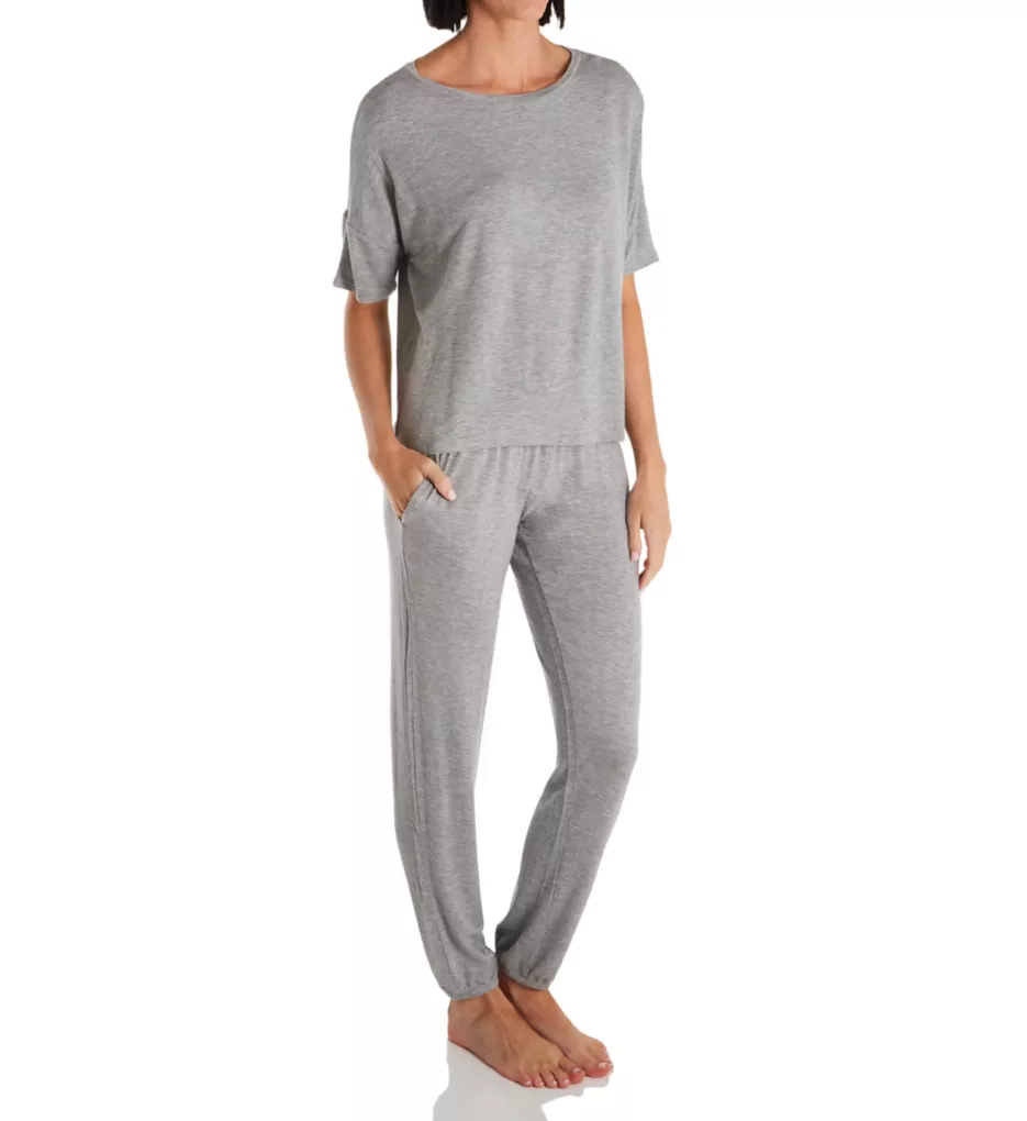 Sun Lover French Terry Lounge Set Heather Grey XL