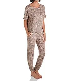 Sun Lover French Terry Lounge Set Leopard S