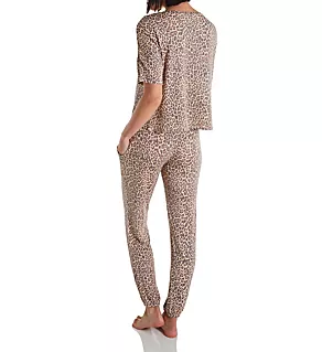 Sun Lover French Terry Lounge Set Leopard S