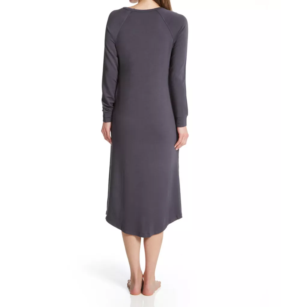 Travel Light Long Sleeve Lounge Gown Drizzle M