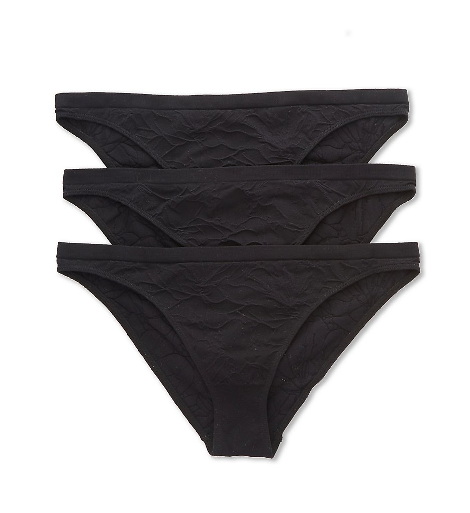 honeydew : honeydew 55408MP Keagan Bikini Panty - 3 Pack (Black/Black/Black XL)