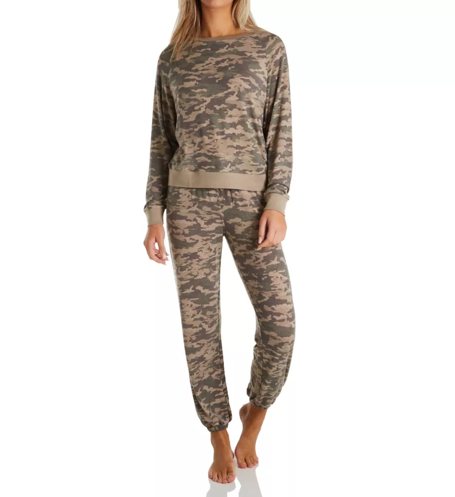 Star Seeker Brushed Jersey Lounge Set Camo M