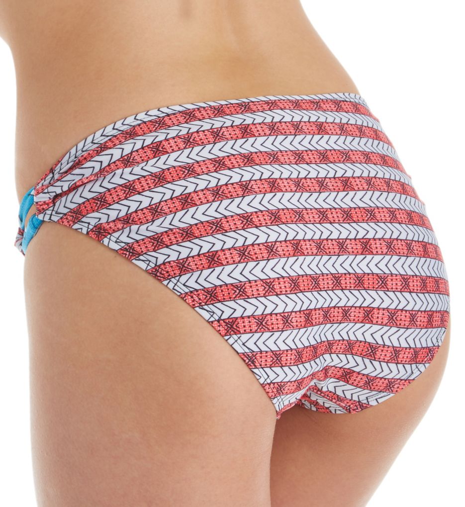 Americana Keyhole Tab Side Hipster Swim Bottom-bs