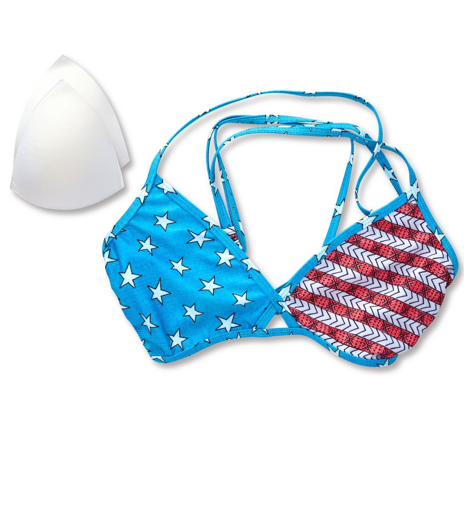 Americana Bralette Bikini Swim Top-cs2