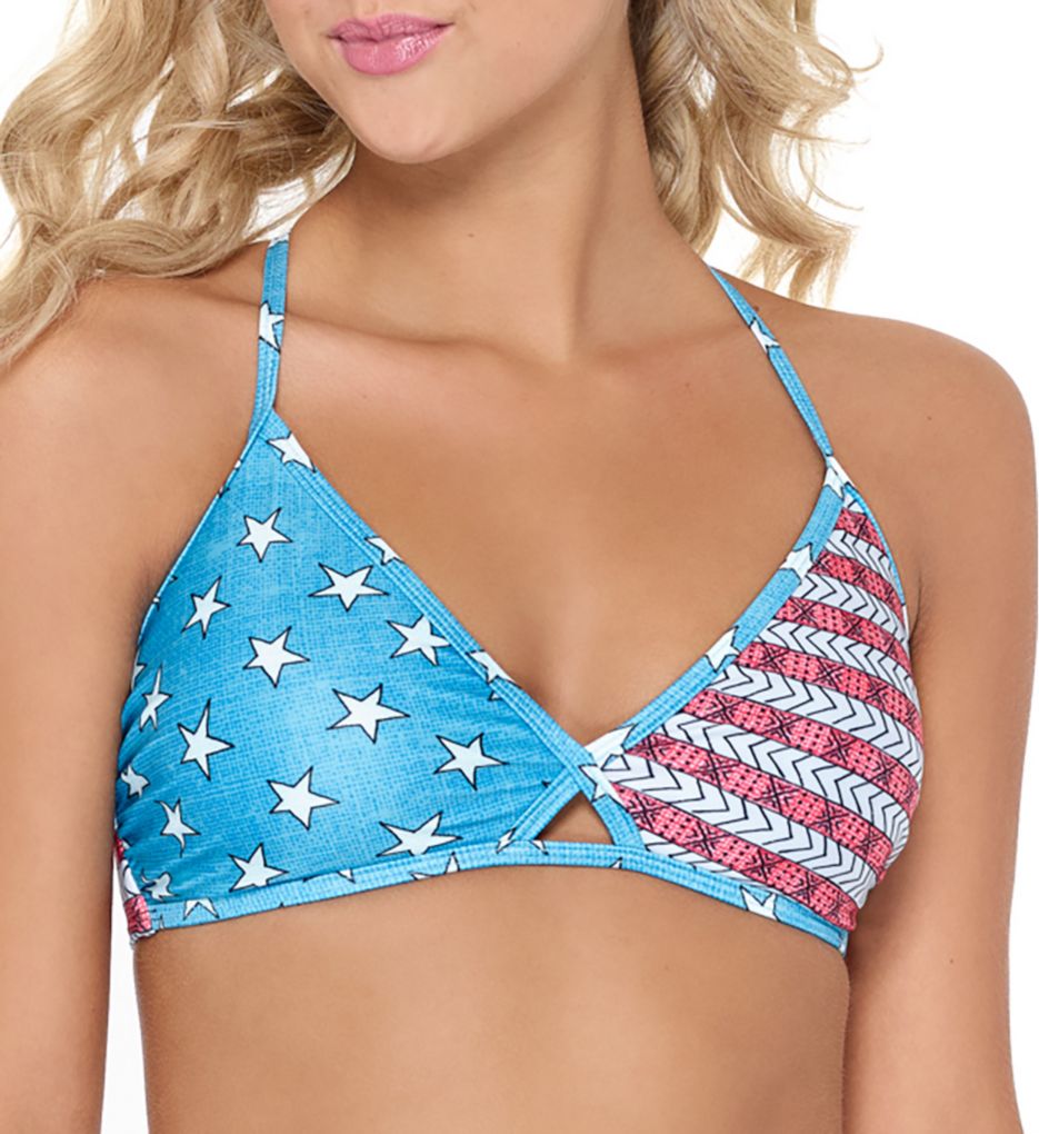 Americana Bralette Bikini Swim Top