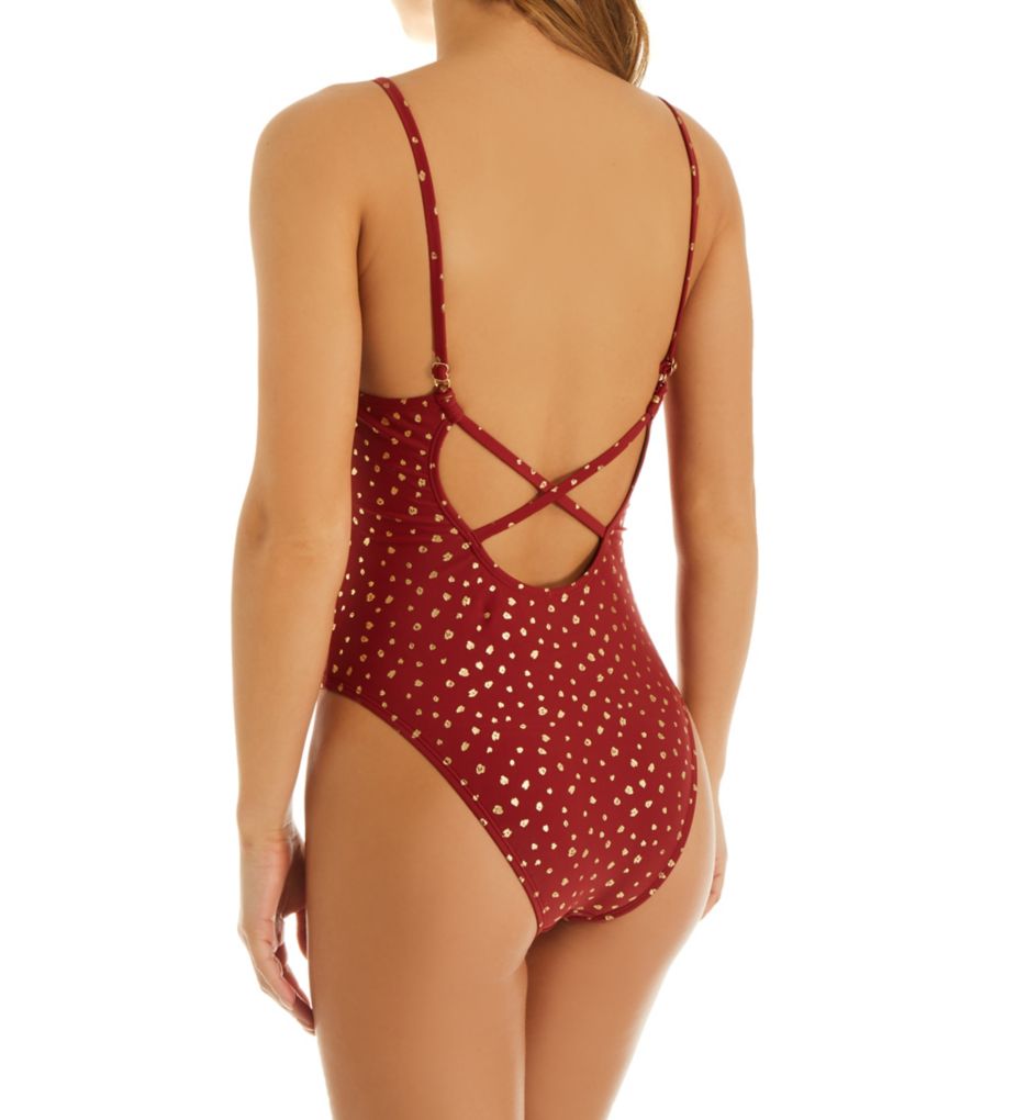 Golden Bay High Leg One Piece Swimsuit